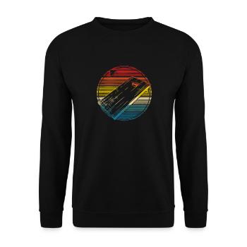 Cornhole Team Bean Bag Player - Unisex Pullover - Schwarz - Vorne - Alina (178cm) & Michal (187cm)
