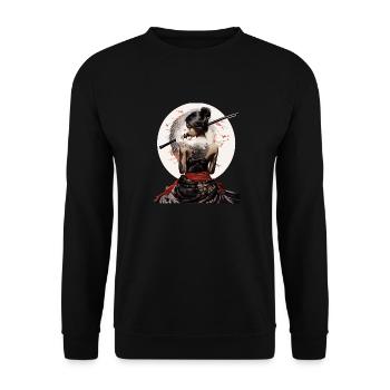 Japan Tradition Japanisch Kultur Frau - Unisex Pullover - Schwarz - Vorne - Alina (178cm) & Michal (187cm)