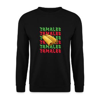 Tamale Cuisine mexicaine Tamale Lover - Sweat-shirt Unisexe - noir - Devant - Alina (178cm) & Michal (187cm)