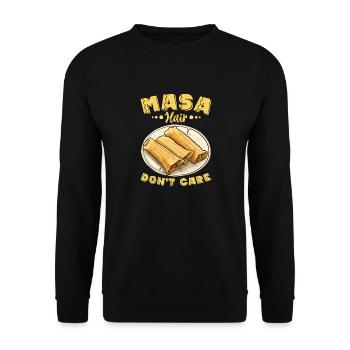 Tamale Cuisine mexicaine Tamale Lover - Sweat-shirt Unisexe - noir - Devant - Alina (178cm) & Michal (187cm)