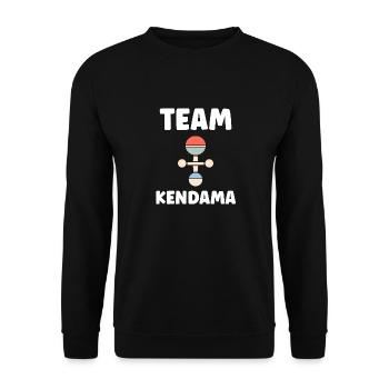 Kendama - Unisex Pullover - Schwarz - Vorne - Alina (178cm) & Michal (187cm)