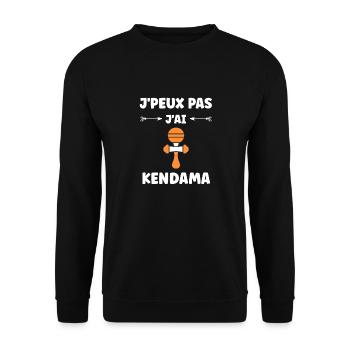 Kendama - Unisex Pullover - Schwarz - Vorne - Alina (178cm) & Michal (187cm)