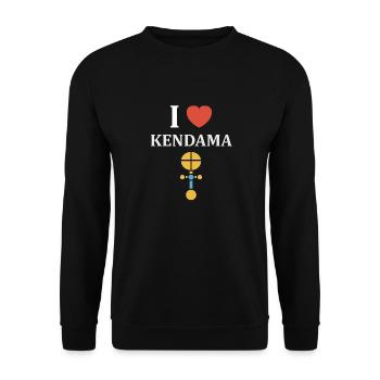 Kendama - Unisex Pullover - Schwarz - Vorne - Alina (178cm) & Michal (187cm)