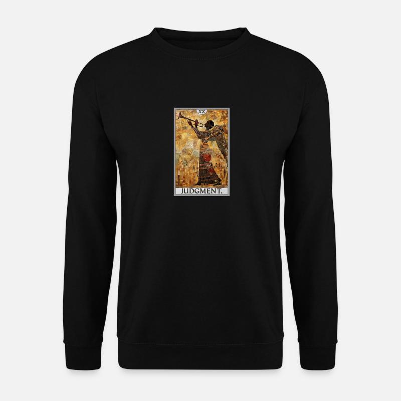 Tarotkarten Tarotkarte 20 Judgment Gericht - Unisex Pullover - Schwarz