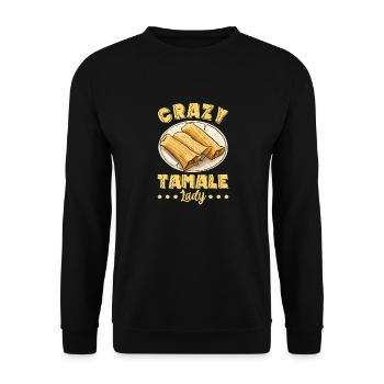 Tamale Mexikanisches Essen Tamale Liebhaber - Unisex Pullover - Schwarz - Vorne - Alina (178cm) & Michal (187cm)