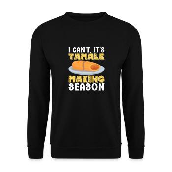 Tamale Mexikanisches Essen Tamale Liebhaber - Unisex Pullover - Schwarz - Vorne - Alina (178cm) & Michal (187cm)