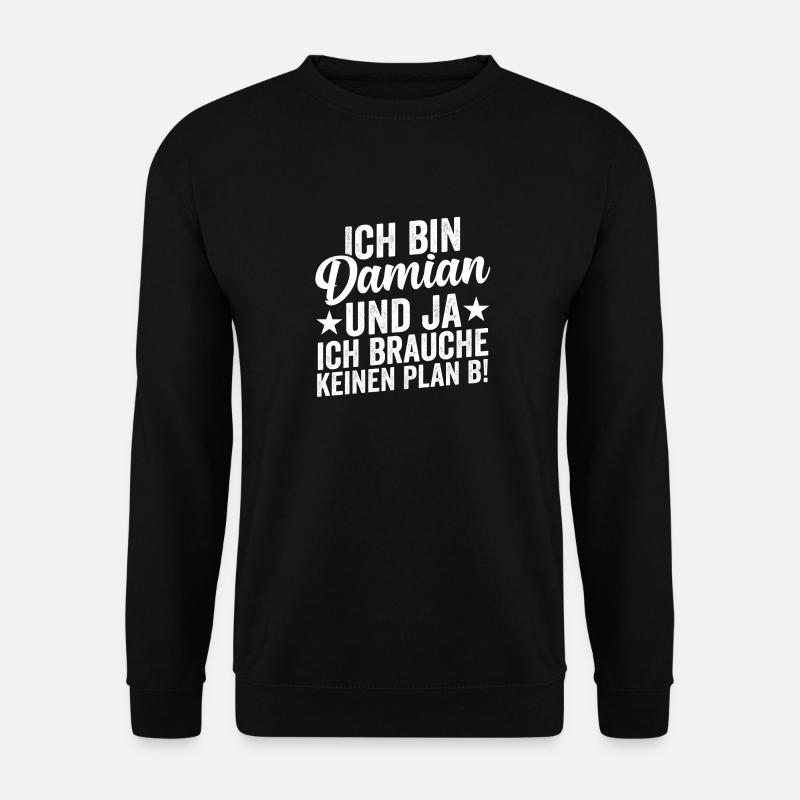 First name Damian - Unisex Sweatshirt - black