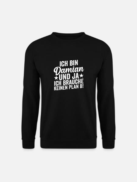 First name Damian - Unisex Sweatshirt - black