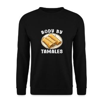 Tamale Cuisine mexicaine Tamale Lover - Sweat-shirt Unisexe - noir - Devant - Alina (178cm) & Michal (187cm)