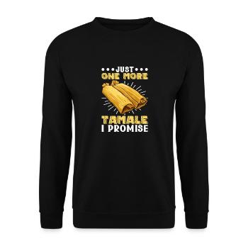 Tamale Cuisine mexicaine Tamale Lover - Sweat-shirt Unisexe - noir - Devant - Alina (178cm) & Michal (187cm)
