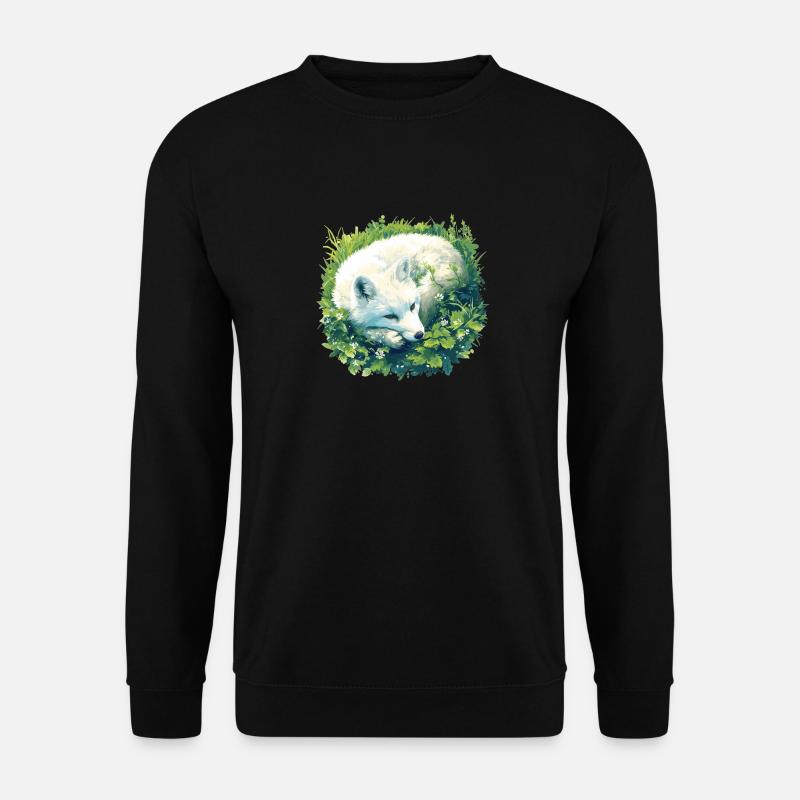 Arctic Fox Polarfüchse Polarfuchs - Unisex Sweatshirt - black