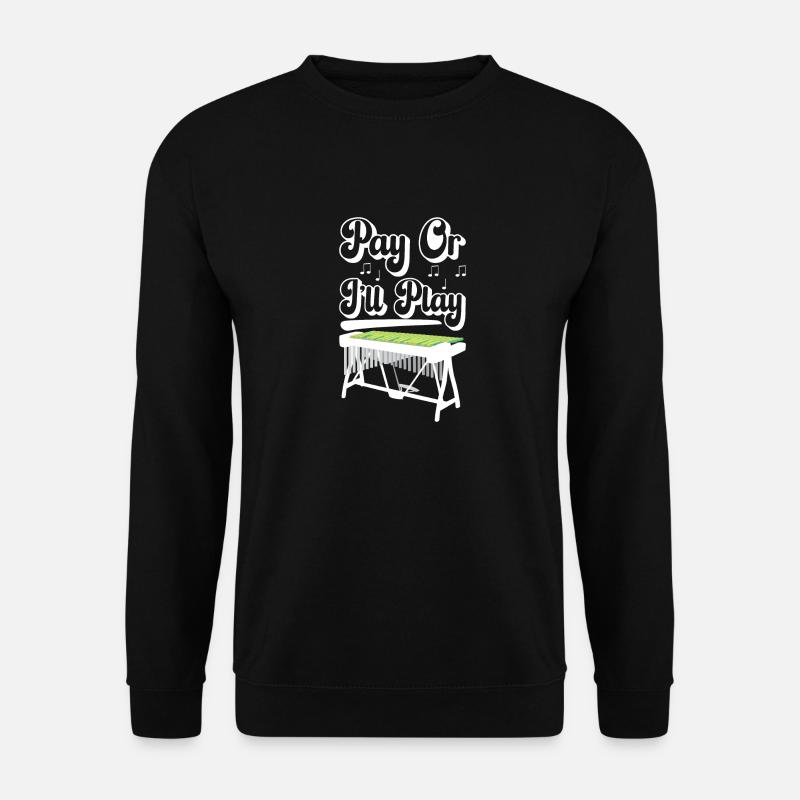 Vibraphon, vibraphonist - Unisex Sweatshirt - black