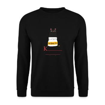 Cat Ladies for Kamala Harris 2024 - Cat Lady for - Unisex Sweatshirt - black - Front - Alina (178cm) & Michal (187cm)