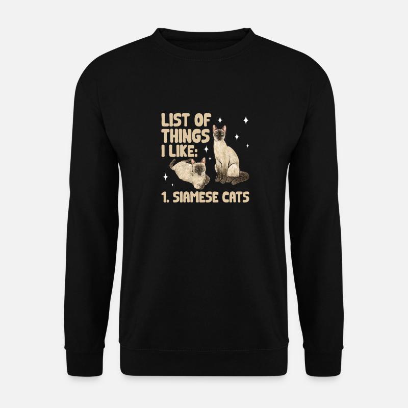 Siamese Cat Siamese Cat - Unisex Sweatshirt - black