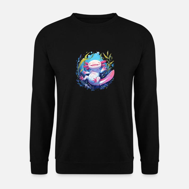Axolotl - Unisex Pullover - Schwarz