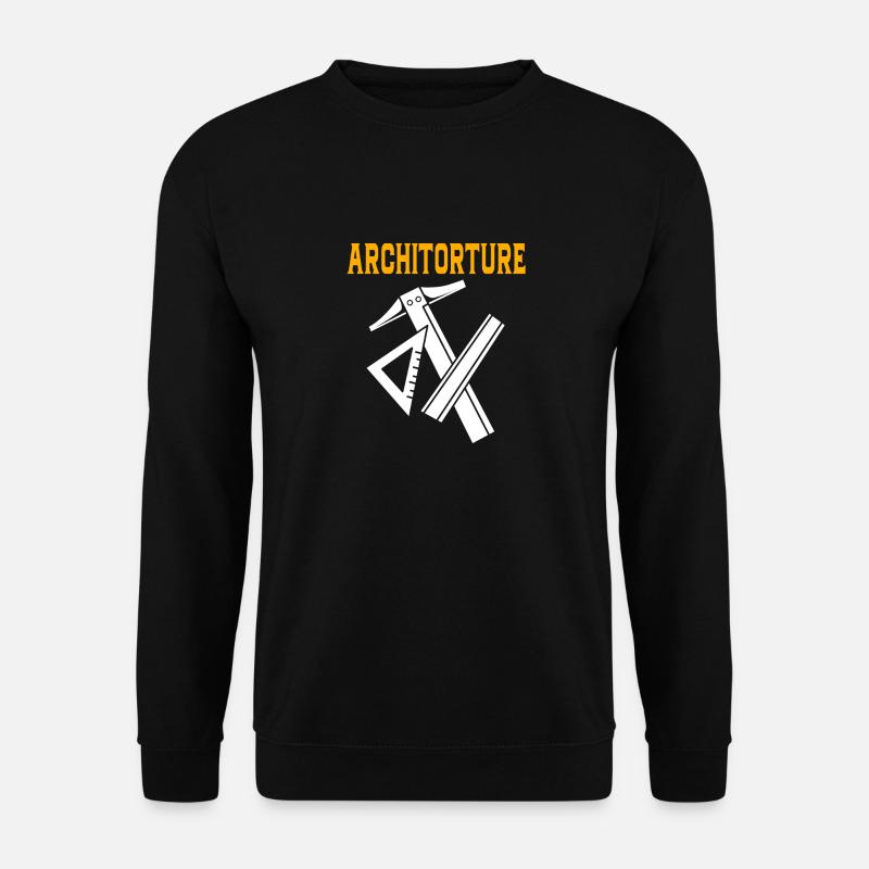 architecture - Sweat-shirt Unisexe - noir