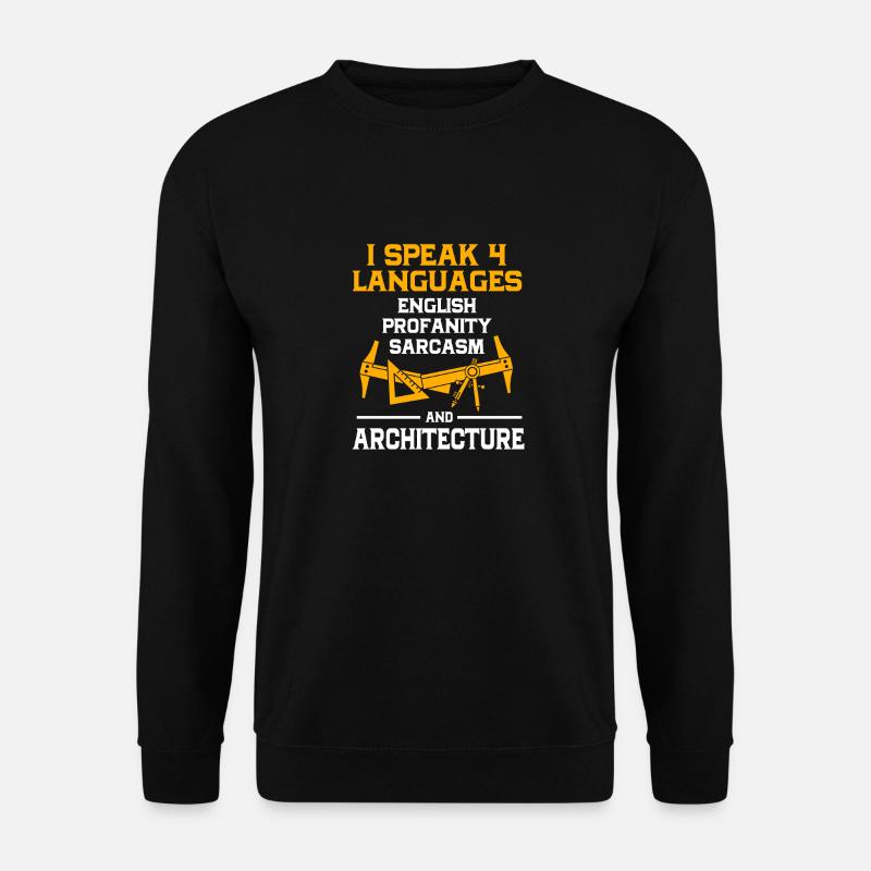 Architecte Architecture - Sweat-shirt Unisexe - noir