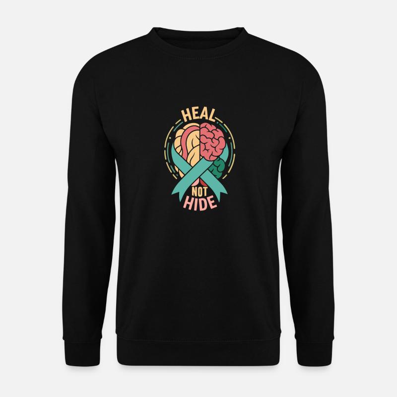 Depression Help - Mental Breakdown - Unisex Sweatshirt - black