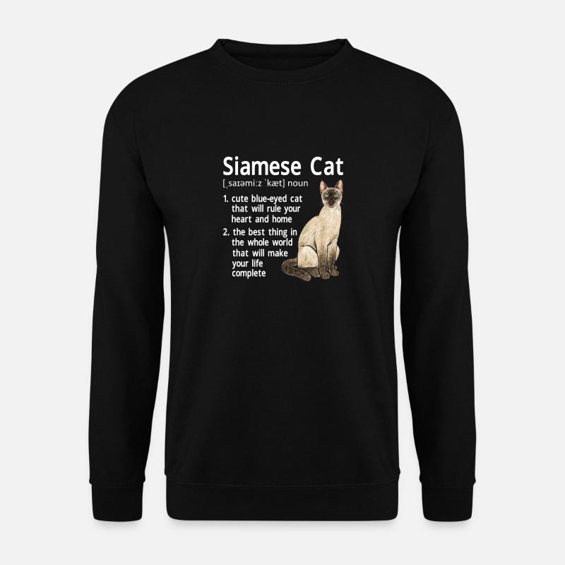 Siamese Cat Siamese Cat - Unisex Sweatshirt - black