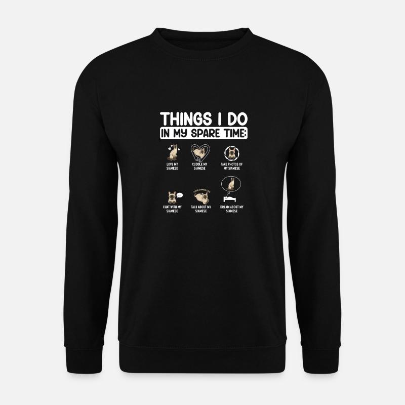 Siamese Cat Siamese Cat - Unisex Sweatshirt - black