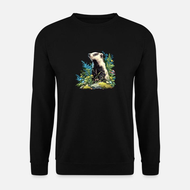 Badger Dachse Dachs - Unisex Sweatshirt - black