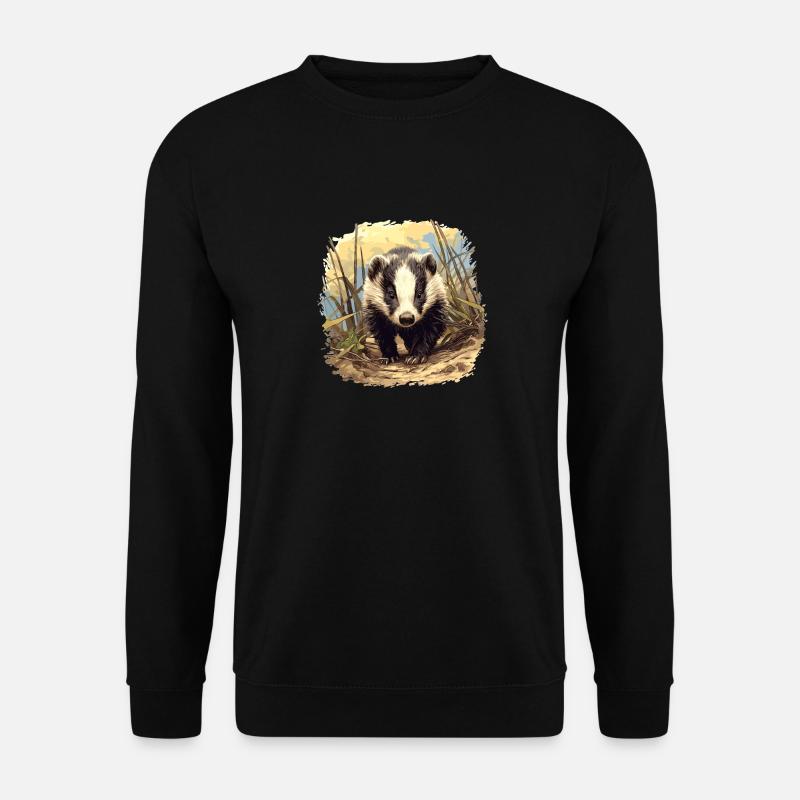 Badger Dachse Dachs - Unisex Sweatshirt - black