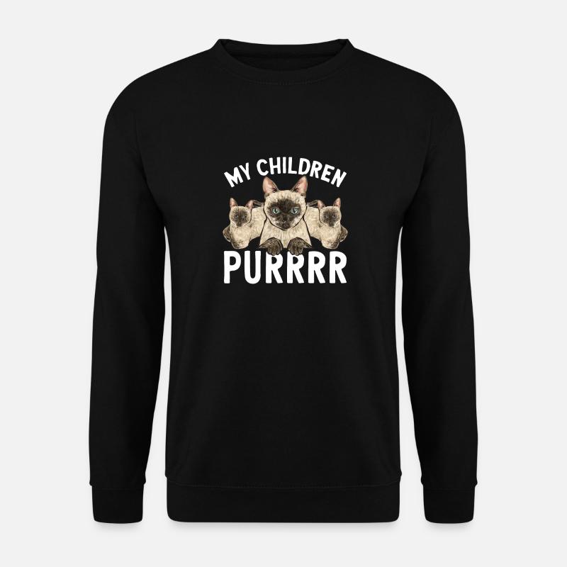 Siamese Cat Siamese Cat - Unisex Sweatshirt - black