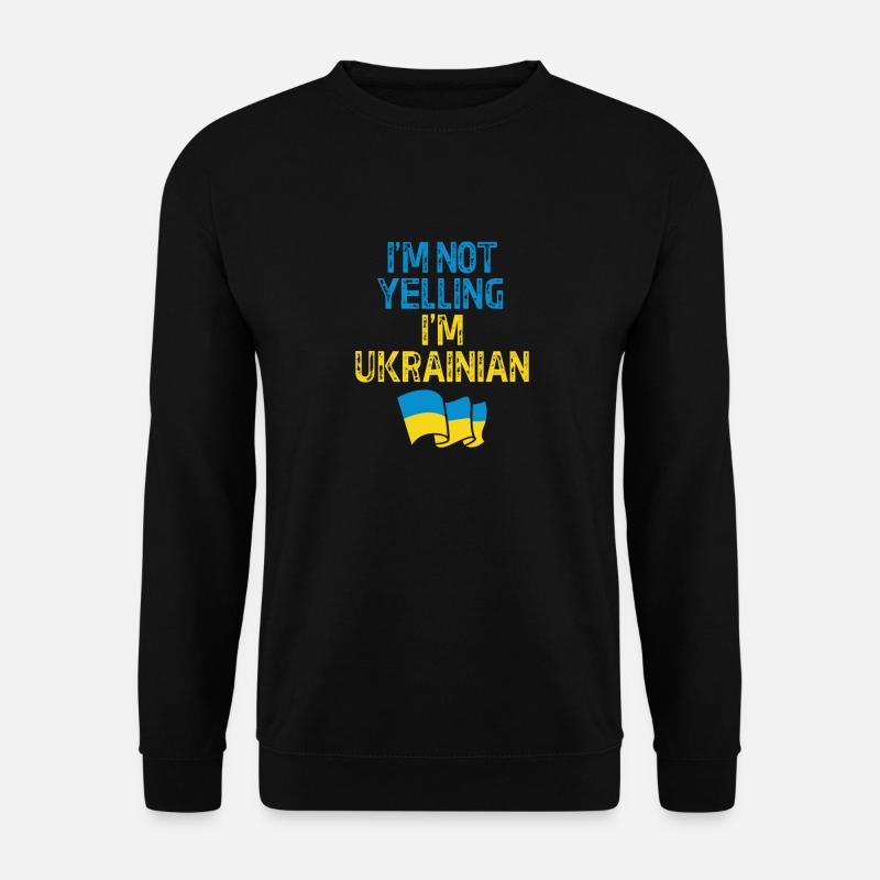 Ukraine - Unisex Pullover - Schwarz