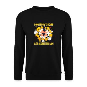 Lasers pour la peau - Taches pigmentaires Grains de beauté Soins de la peau - Sweat-shirt Unisexe - noir - Devant - Alina (178cm) & Michal (187cm)