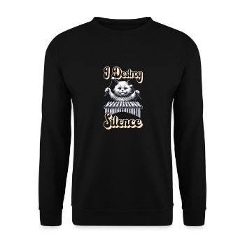 Vibraphon, vibraphoniste - Sweat-shirt Unisexe - noir - Devant - Alina (178cm) & Michal (187cm)
