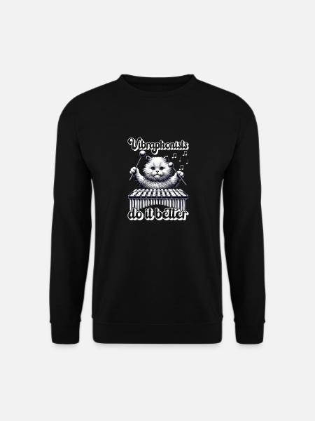 Vibraphon, vibraphonist - Unisex Sweatshirt - black