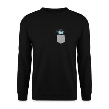 Moustique attiré par le tueur d’insectes électronique - Sweat-shirt Unisexe - noir - Devant - Alina (178cm) & Michal (187cm)