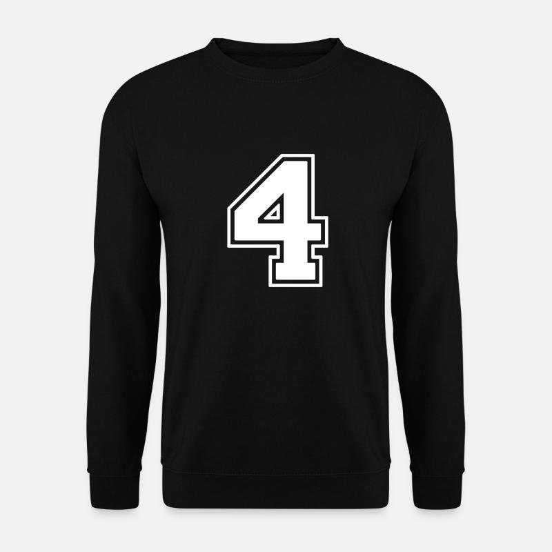 4 - Unisex Pullover - Schwarz