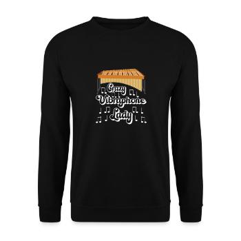 Vibraphon, vibraphoniste - Sweat-shirt Unisexe - noir - Devant - Alina (178cm) & Michal (187cm)