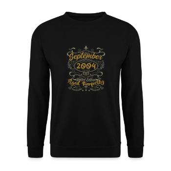 Legends September 2004 | Gift September 2004 - Unisex Sweatshirt - black - Front - Alina (178cm) & Michal (187cm)