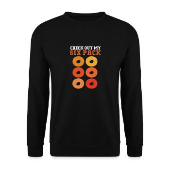 Bagel - Sweat-shirt Unisexe - noir - Devant - Alina (178cm) & Michal (187cm)