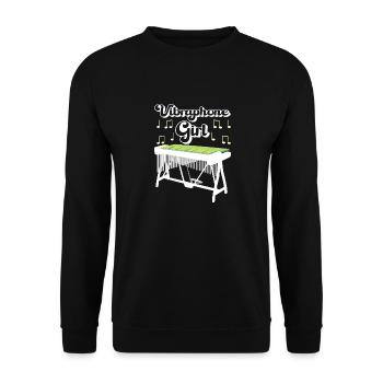Vibraphon, vibraphoniste - Sweat-shirt Unisexe - noir - Devant - Alina (178cm) & Michal (187cm)