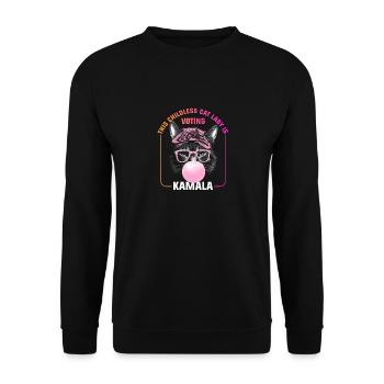 Kamala Harris & Tim Walz 2024 Chemise de soutien - Sweat-shirt Unisexe - noir - Devant - Alina (178cm) & Michal (187cm)