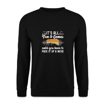 Vibraphon, vibraphoniste - Sweat-shirt Unisexe - noir - Devant - Alina (178cm) & Michal (187cm)