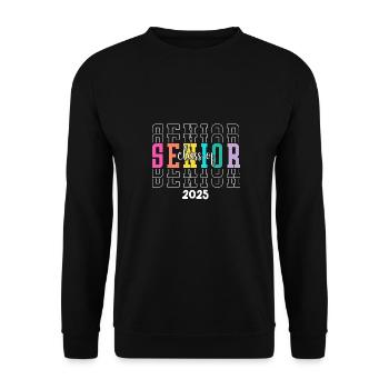 Class of 2025 Senior 2025 Back To School 2025 - Unisex Sweatshirt - black - Front - Alina (178cm) & Michal (187cm)