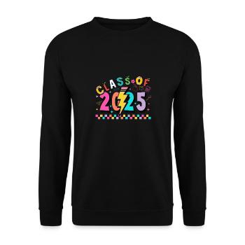 Class of 2025 Senior 2025 Back To School 2025 - Unisex Sweatshirt - black - Front - Alina (178cm) & Michal (187cm)