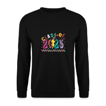 Class of 2025 Senior 2025 Back To School 2025 - Unisex Sweatshirt - black - Front - Alina (178cm) & Michal (187cm)