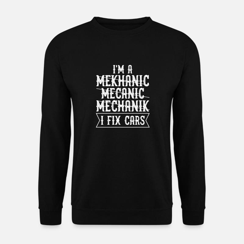 Mechaniker Mechanic - Unisex Pullover - Schwarz