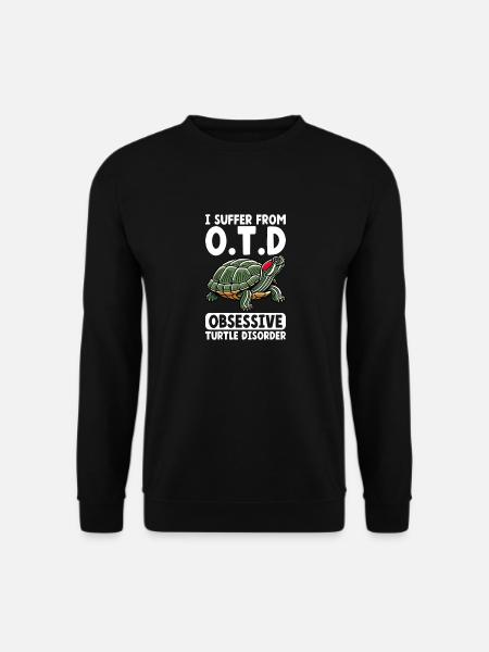 Turtle Red-eared Turtle - Unisex Sweatshirt - black