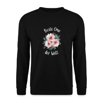 Grandma Grandma Grandparents Mother's Day Family - Unisex Sweatshirt - black - Front - Alina (178cm) & Michal (187cm)