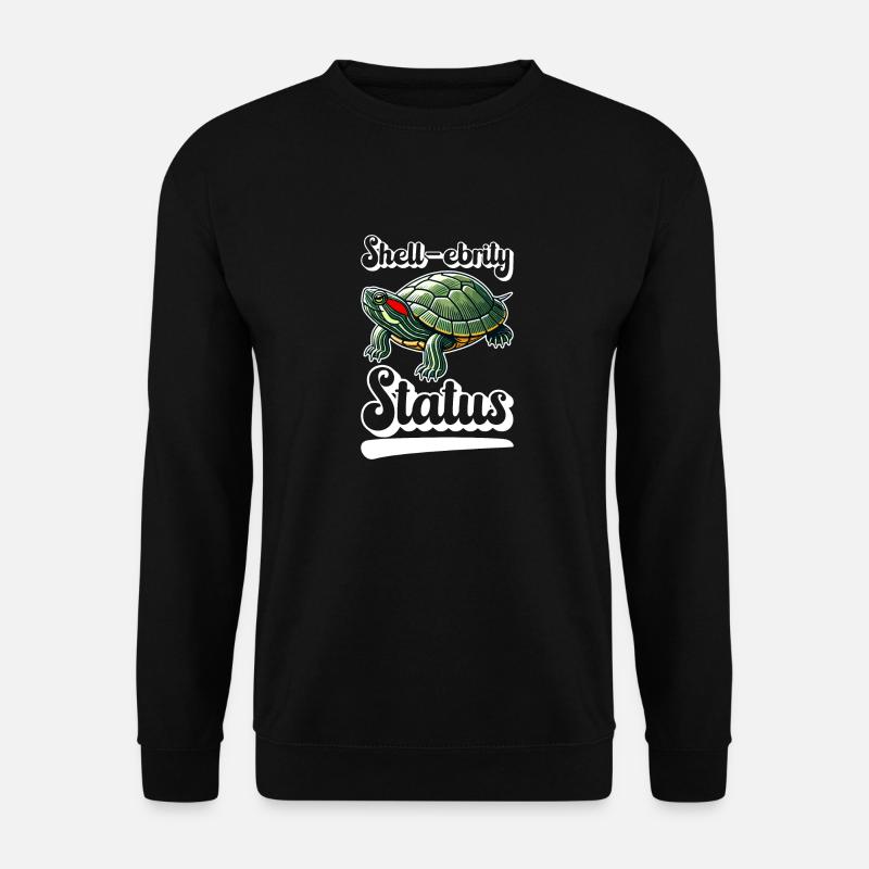 Turtle Red-eared Turtle - Unisex Sweatshirt - black