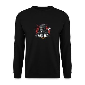 Ghost Bait Spear Reaper | Design - Unisex Sweatshirt - black - Front - Alina (178cm) & Michal (187cm)