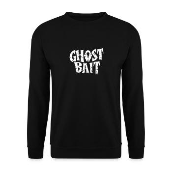 Ghost Bait Spooky Text | Ghost Bait Motif - Unisex Sweatshirt - black - Front - Alina (178cm) & Michal (187cm)