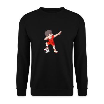 Pologne Polonais - Sweat-shirt Unisexe - noir - Devant - Alina (178cm) & Michal (187cm)