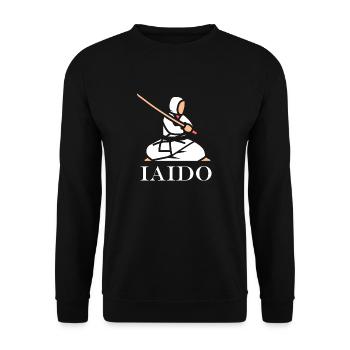 iaido - Unisex Sweatshirt - black - Front - Alina (178cm) & Michal (187cm)